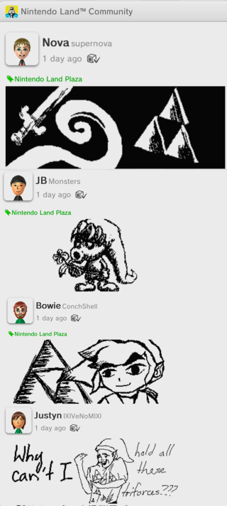 Illustration for article titled The Best Things We've Found In the Wii U's Miiverse
